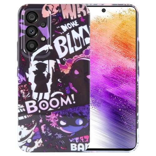 Funda para Teléfono Samsung Galaxy A73 5G PC con Orificio Preciso y Patrón Pintado (Comics Umbrella Boy)