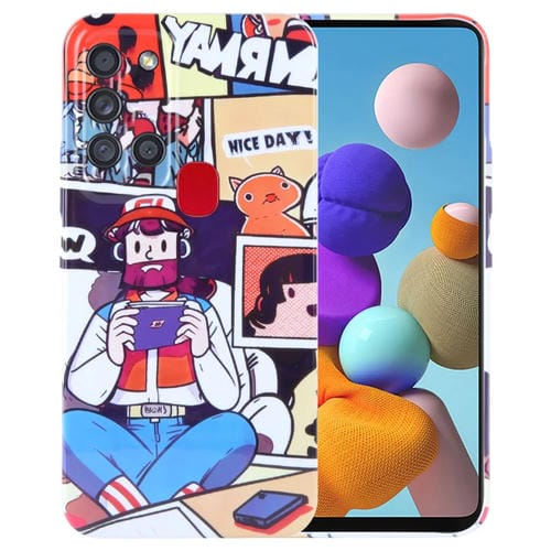 Estuche para Teléfono Samsung Galaxy A21S PC Patrón Pintado (Vacationer)