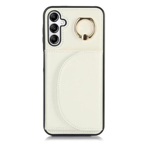 Funda para Teléfono Samsung Galaxy A54 4G / 5G Ym007 con Soporte para Anillo y Tarjeta (Blanco)