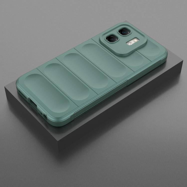 Funda TPU + Franela con Protección Mágica Global para Infinix Hot 50I 4G (Verde Oscuro)