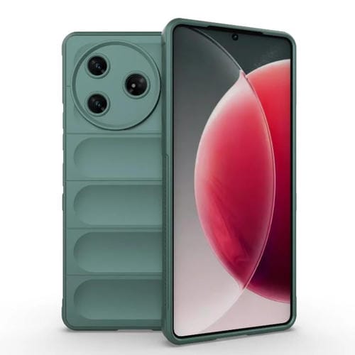Funda TPU con Franela y Protección Mágica Global para Tecno Camon 30 Pro 5G (Verde Oscuro)