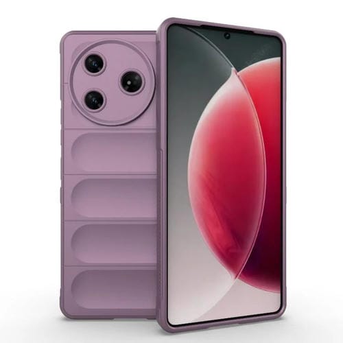 Funda de TPU + Franela con Protección Mágica Global para Tecno Camon 30 Pro 5G (Morada)