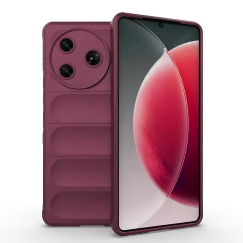 Funda TPU + Franela Protección Mágica Global Tecno Camon 30 Pro 5G (Rojo Vino)