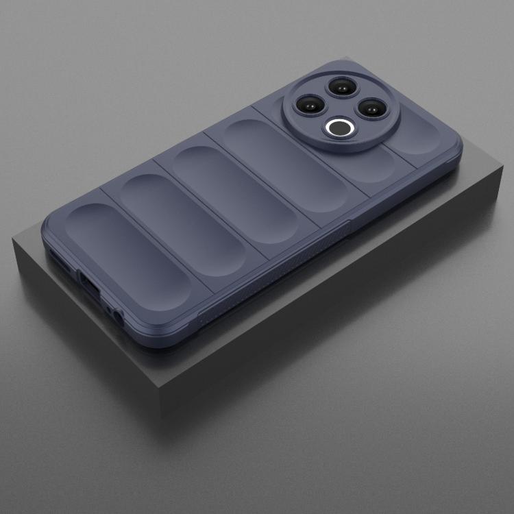 Funda TPU + Franela Tecno Spark 30 Pro Protección Mágica Global (Azul Oscuro)
