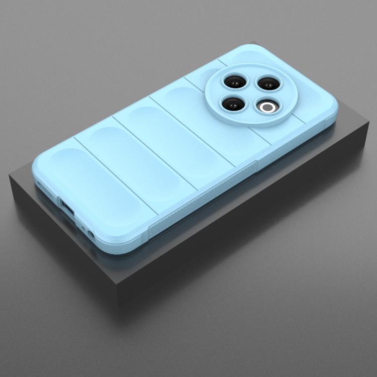 Funda TPU con Franela y Protección Mágica Global para Tecno Spark 30C 4G (Azul Claro)