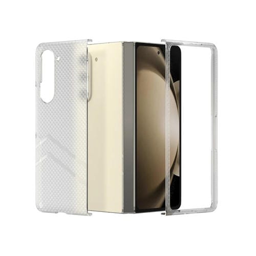 Funda para Samsung Galaxy Z Fold5 5G PatrĂłn de Onda Esmerilada Transparente