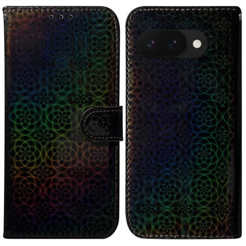 Funda de Cuero con Hebilla Magnética para Google Pixel 9A (Negro)