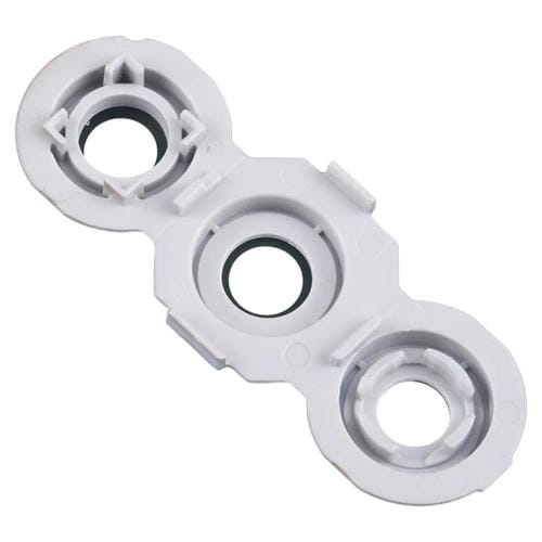 Cubierta de Lente de Cámara Trasera Samsung Galaxy M55 SM-M556 (10 Piezas) (Plateada)