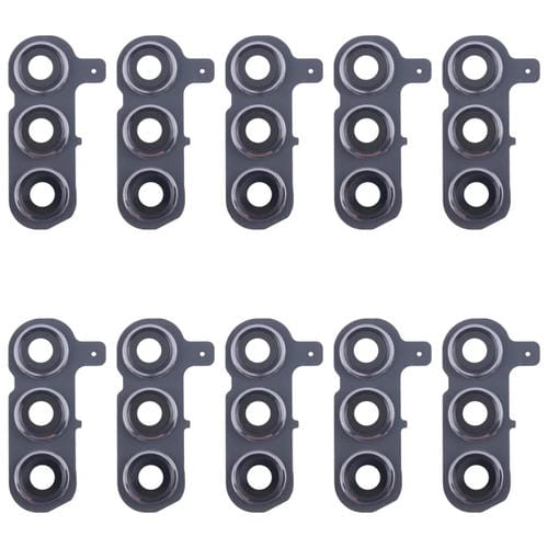 Couvercle de lentille d'appareil photo arrière Samsung Galaxy S24+ SM-S926B (10 pièces) (Argentée)