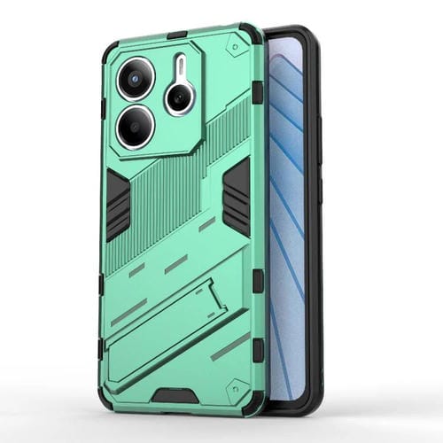 Para Redmi Note 14 5G Punk Armor 2 En 1 PC + Funda de Teléfono de TPU con Soporte (Verde)