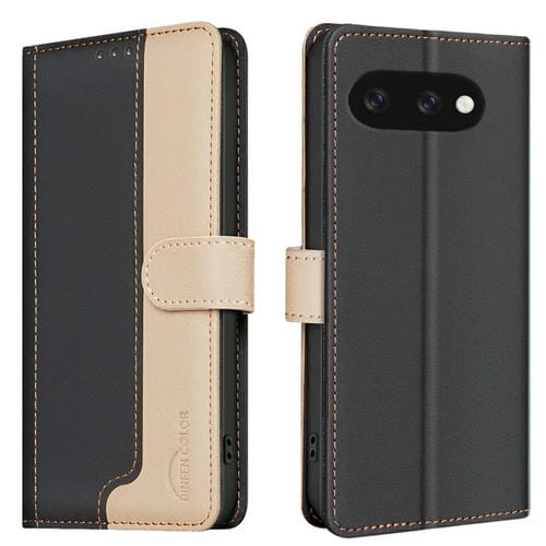 Funda de Cuero Antirrobo con Protección RFID para Google Pixel 9A (Negro)