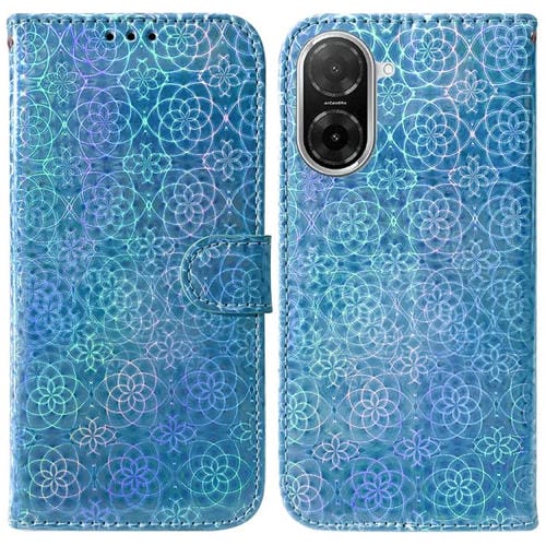 Funda de cuero con hebilla magnética para Redmi A5 4G (171,7 mm) (azul)
