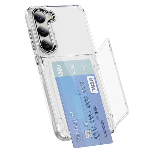 Estuche para Teléfono Samsung Galaxy S23 + 5G TPU Híbrido Acrílico con Tarjetero (Transparente)