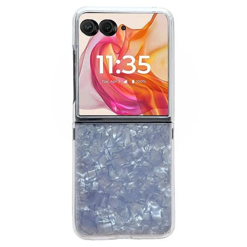 Funda para Teléfono Motorola Razr 50 Carcasa Perlada Ultra (Blanca)