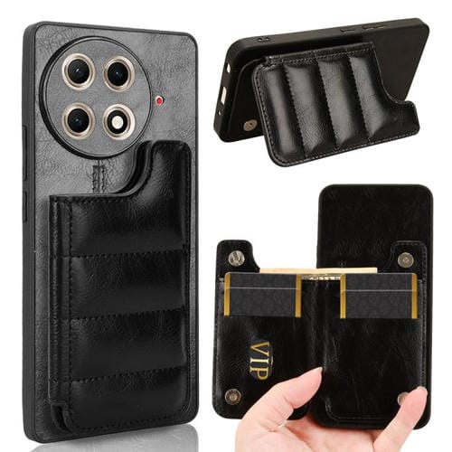 Funda para Teléfono Tecno Camon 30S y 30S Pro con Patrón de Vaca (Negra)