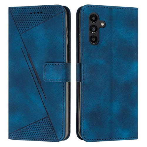 Funda de cuero triangular Dream Triangle con cordón para Samsung Galaxy A17/A26 5G (azul)