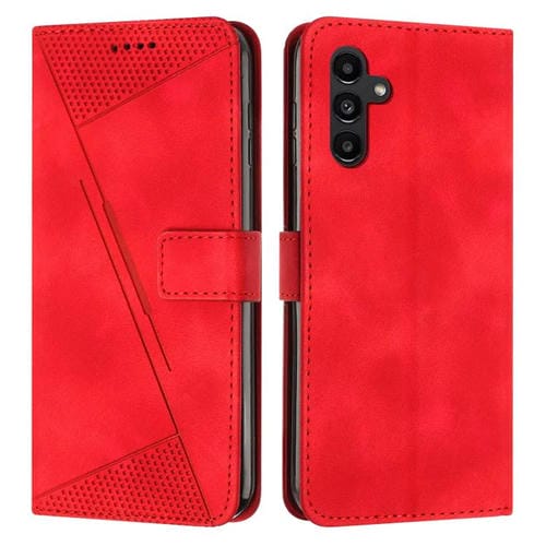 Funda de cuero triangular Dream Triangle con cordón para Samsung Galaxy A17/A26 5G (roja)