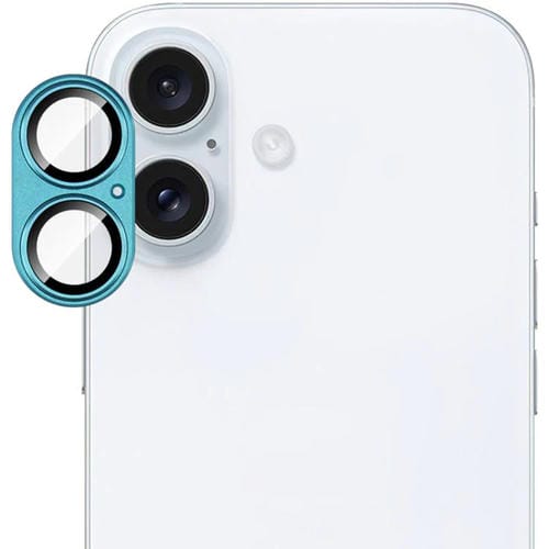 Película protectora de cámara IMAK Metal Armor Premium para iPhone 17 (cian)
