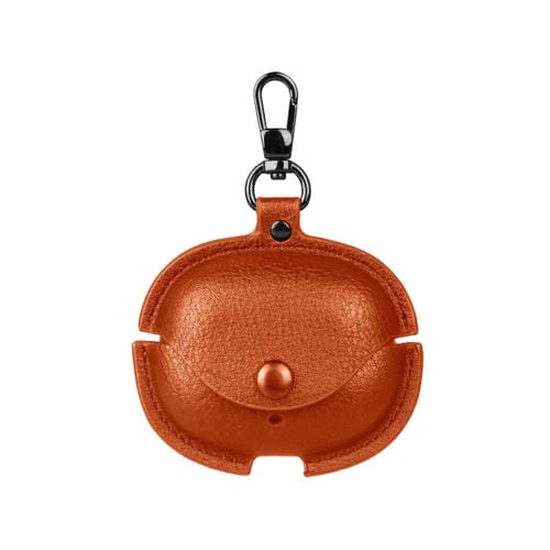 Funda Protectora de Cuero para Auriculares Realme Air 5 Pro con Gancho (Marrón Claro)