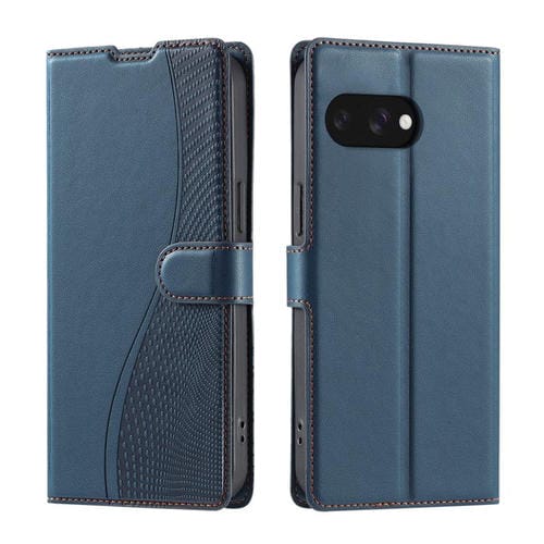Funda de Cuero Ultrafina con Puntos para Google Pixel 9A Voltage (Azul)