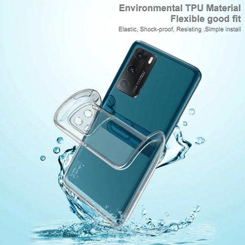 Funda protectora de TPU transparente superdelgada y a prueba de golpes para Samsung Galaxy A07 4G imak UX-5 Series (transparente)