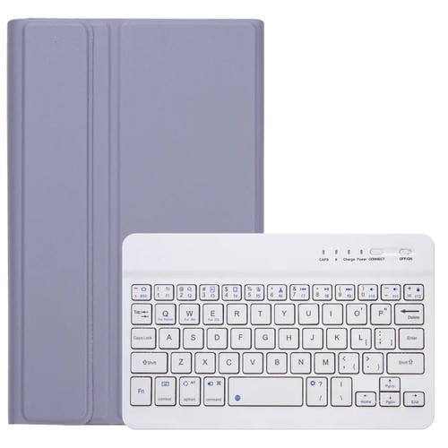Funda de Cuero para Tableta Redmi Pad Se 8.7 A0N12 con Teclado Bluetooth Desmontable (Morado)