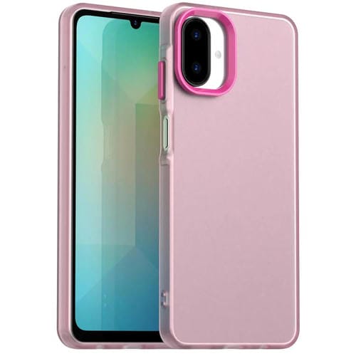 Funda híbrida de TPU a prueba de golpes para Samsung Galaxy A07 4G Candy PC (roja)