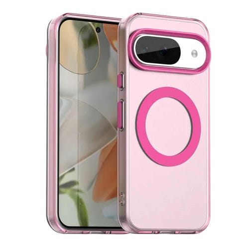 Funda híbrida TPU para PC con Magsafe Candy para Google Pixel 9 (Roja)