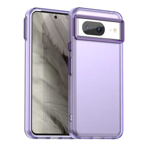 Funda Híbrida TPU para Google Pixel 8 a Prueba de Golpes Candy PC (Morado)