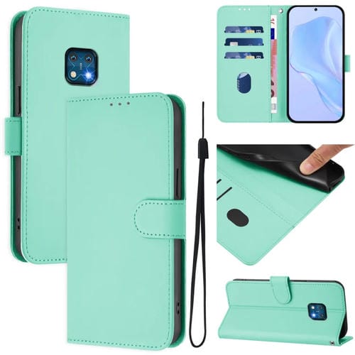 Funda de Piel con Cordón para Nokia Xr20 (Verde Menta) Tacto Agradable