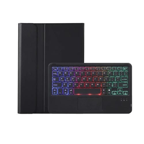 Funda de Cuero para Tableta Honor Pad X8A/X9 (2024) con Teclado Bluetooth Retroiluminado Desmontable (Negro)