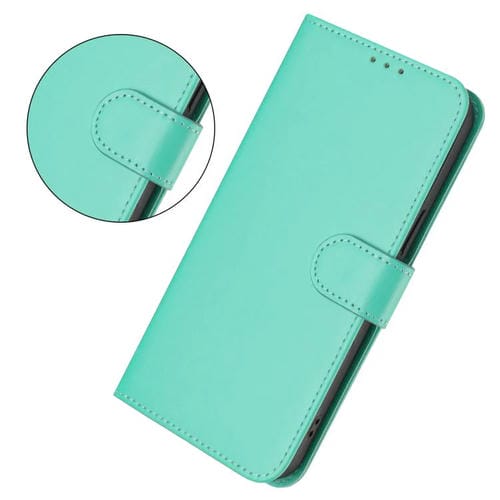 Funda de cuero con textura de piel y cordón para Honor X6C 4G (verde)