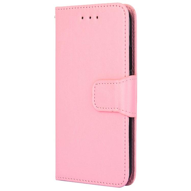 Funda de cuero con textura de cristal para Samsung Galaxy Xcover 7 Pro 5G (rosa)