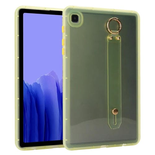 Funda híbrida para Tablet Samsung Galaxy Tab A7 10.4 2020 T500 con soporte para pulsera (Amarillo)