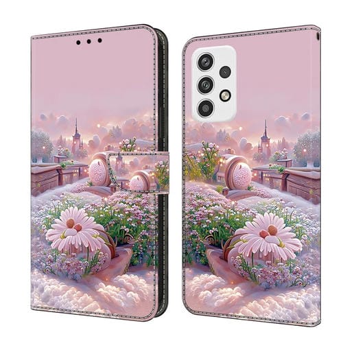 Funda de Piel Samsung Galaxy A13 4G/5G Pintada Fresca Jardín