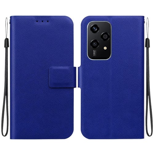 Funda de Cuero con Hebilla Magnética Ultrafina para Honor 200 Lite (Azul)