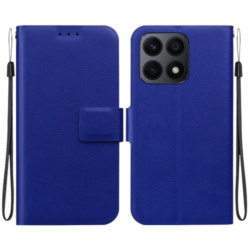 Funda de Cuero Ultrafina con Hebilla Magnética para Honor X8A (Azul)