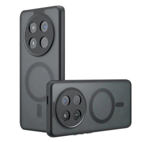 Funda híbrida TPU y PC para Honor Magic7 Lite y X60 Pro con orificio preciso (Negro Esmerilado)