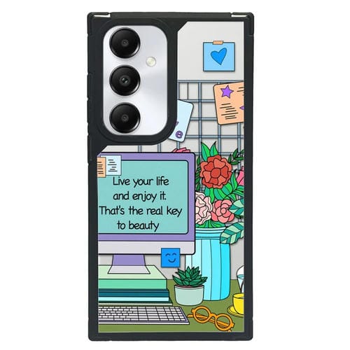 Funda para Teléfono Samsung Galaxy A25 5G Diseño Artístico Creativo Cobertura Total (Enjoy Life B)