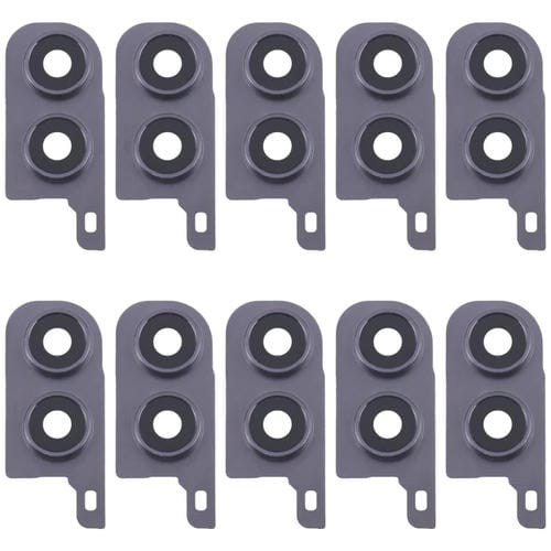 Rückseitige Kameraglasabdeckung Samsung Galaxy Z Flip5 (SM-F731B) (10 Stück) (Schwarz)