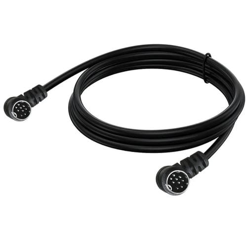 Cable Adaptador de Audio para TV 9 Pines Mini Din Doble Curvatura 1,8 M (Negro)
