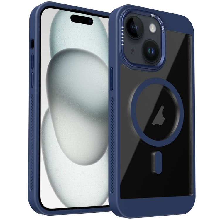 Funda para Teléfono Honeycomb Magsafe iPhone 15 Plus con Refrigeración (Azul Real)