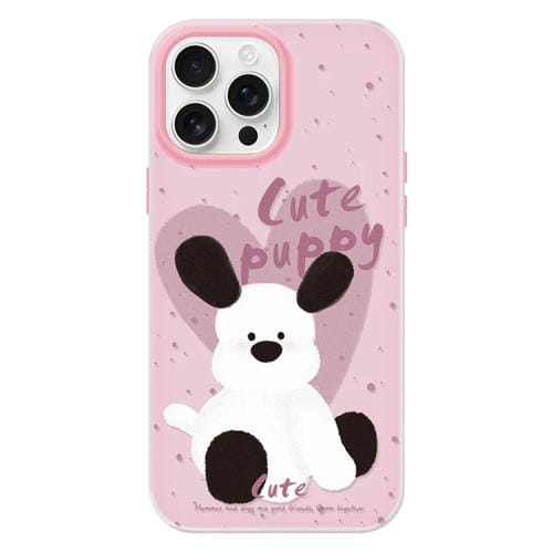 Funda híbrida TPU Policarbonato iPhone 16 Pro con Tacto de Gelatina (Rosa)