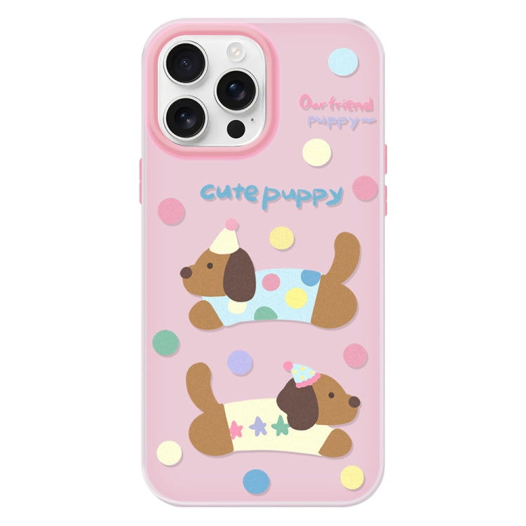 Funda híbrida TPU y policarbonato iPhone 16 Pro Max protección (Rosa)