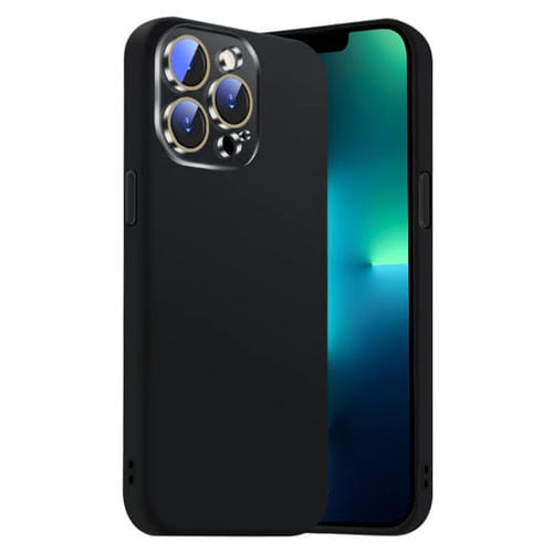 Funda de Silicona LĂquida para iPhone 13 Pro Max con NanoLente (Negra)