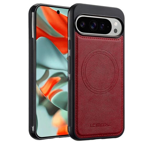 Funda LC.IMEEKE Magsafe para Google Pixel 10/10 Pro (roja)