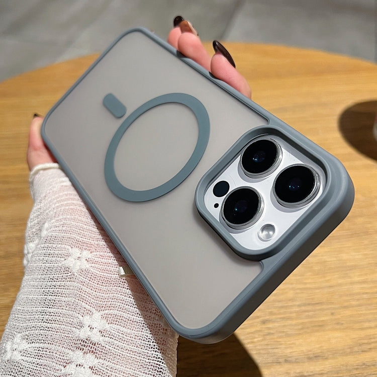 Funda para Teléfono Magsafe Frosted Skin Feel iPhone 12 (Gris Titanio)