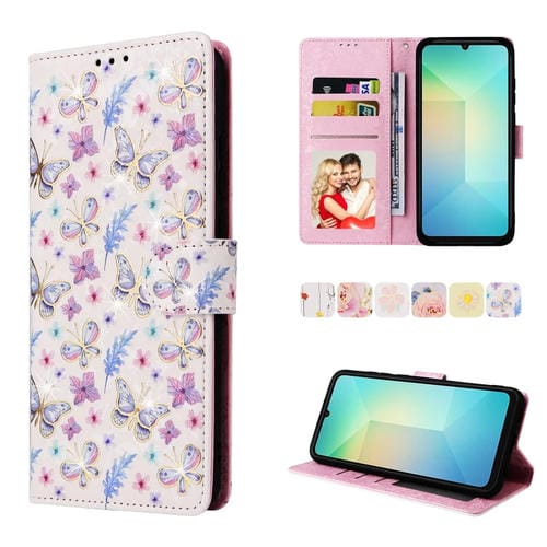 Funda Cuero Rfid Samsung Galaxy A06 4G Pintura Bronceada (Pensamientos)