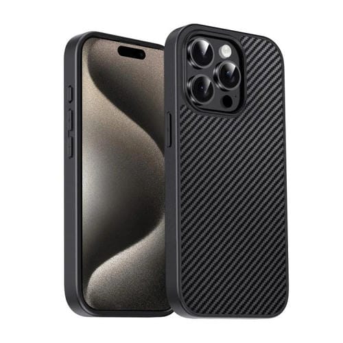 Funda para Teléfono TPU + PC Serie Pita iPhone 15 Pro (Negra)