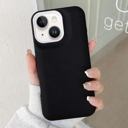 Funda para iPhone 13 Cuero Textura (Negra)